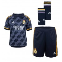 Dětský Fotbalový dres Real Madrid Antonio Rudiger #22 2023-24 Venkovní Krátký Rukáv (+ trenýrky)